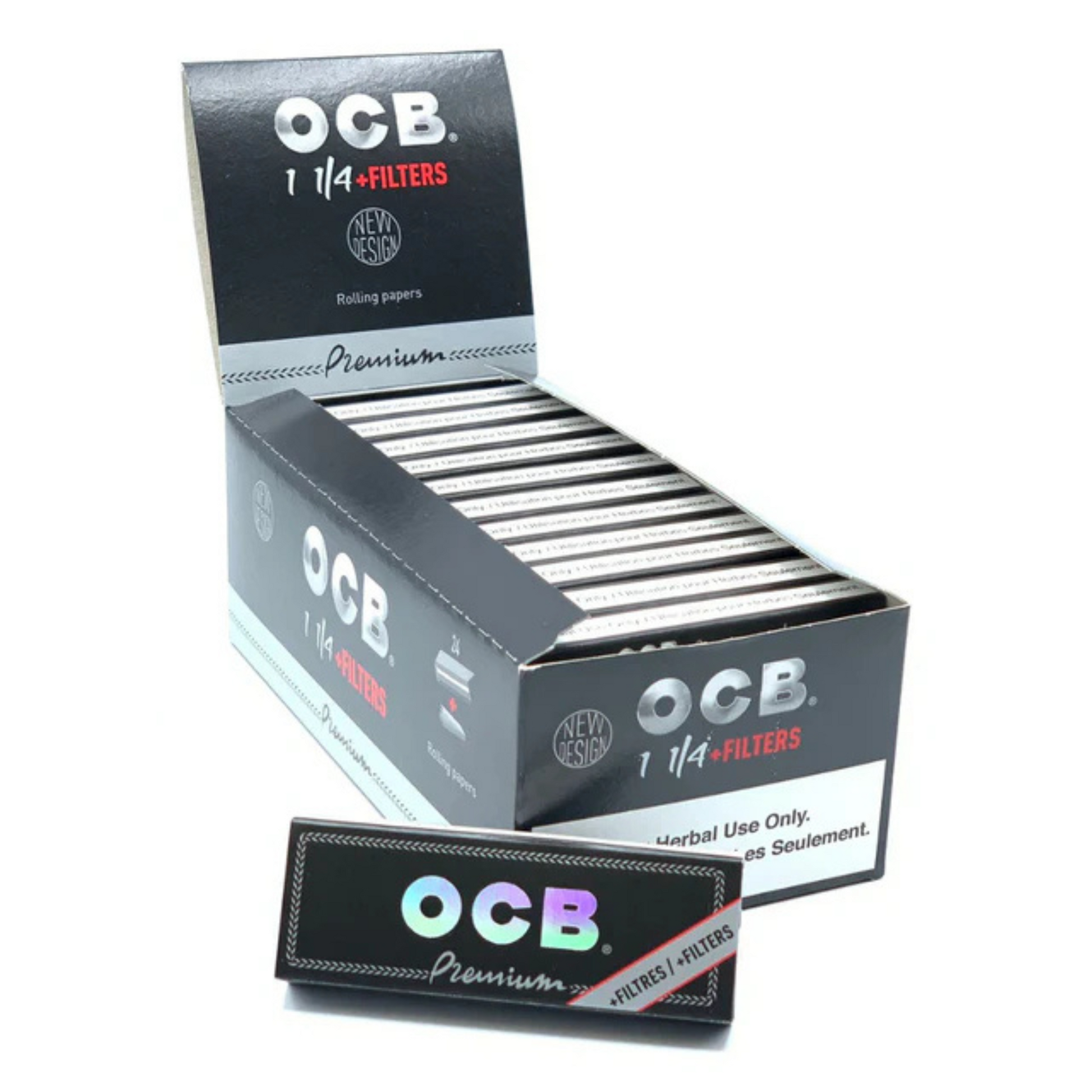 OCB Premium 1 and 1/4 Roling Papers with Filters