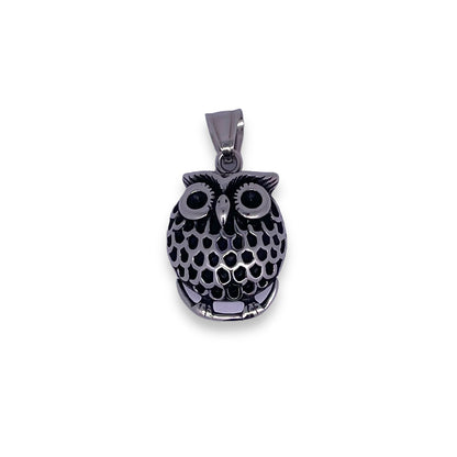 Owlet Pendant in Surgical Stainless Steel