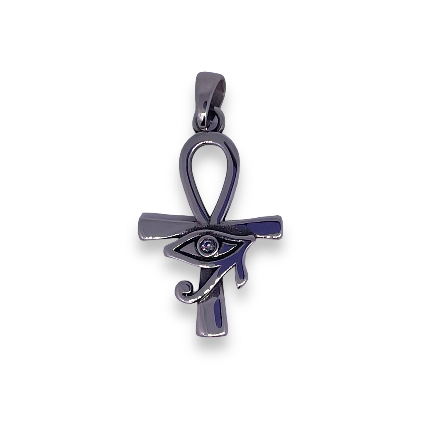 Ra Ankh Pendant in Surgical Stainless Steel 