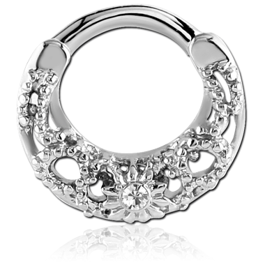 Hinged Septum Clicker in Surgical Stainless Steel