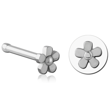 Flower Nose Bone in Surgical Stainless Steel