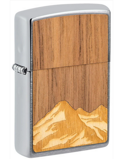 Woodchuck Montains Inlay Zippo