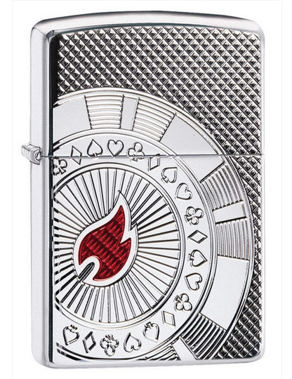 Armor Poker Chip Zippo