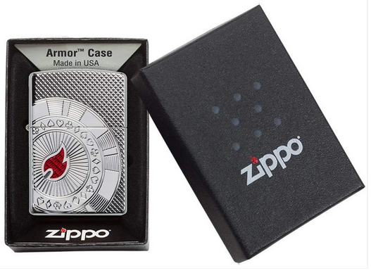 Armor Poker Chip Zippo