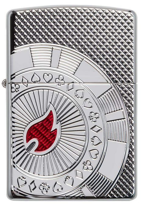 Armor Poker Chip Zippo