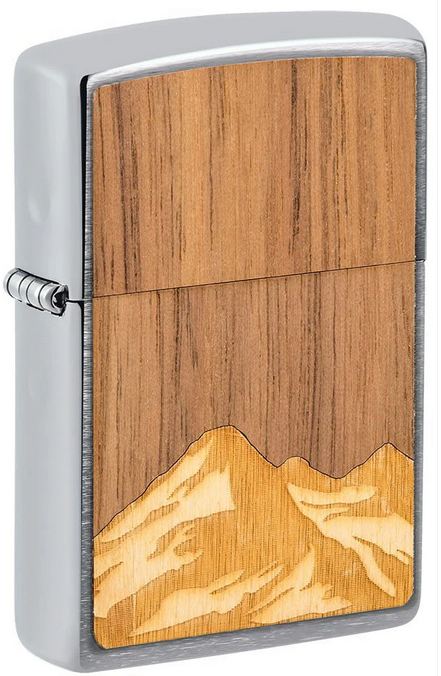 Woodchuck Montains Inlay Zippo