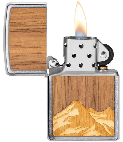 Woodchuck Montains Inlay Zippo