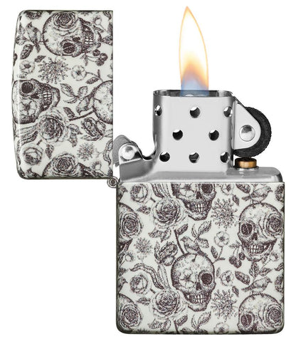 Glow in the Dark Skeleton Zippo