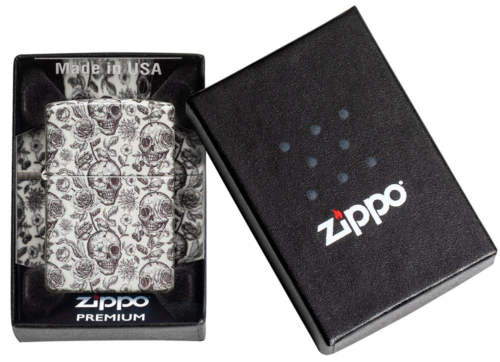 Glow in the Dark Skeleton Zippo