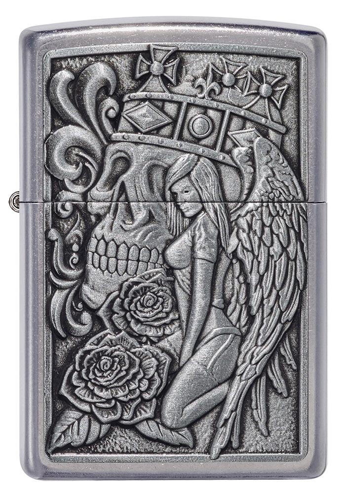 Skull and Angel Zippo