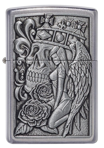 Skull and Angel Zippo