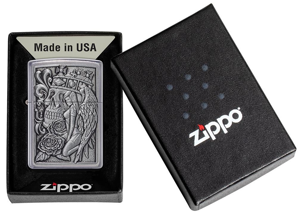 Skull and Angel Zippo