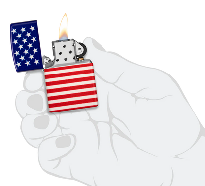 Stars and Stripes Flag Zippo