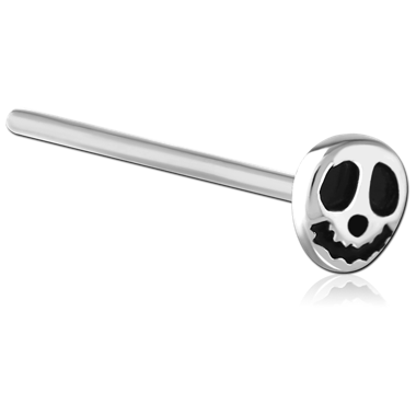 Straight Nose Stud in Surgical Stainless Steel