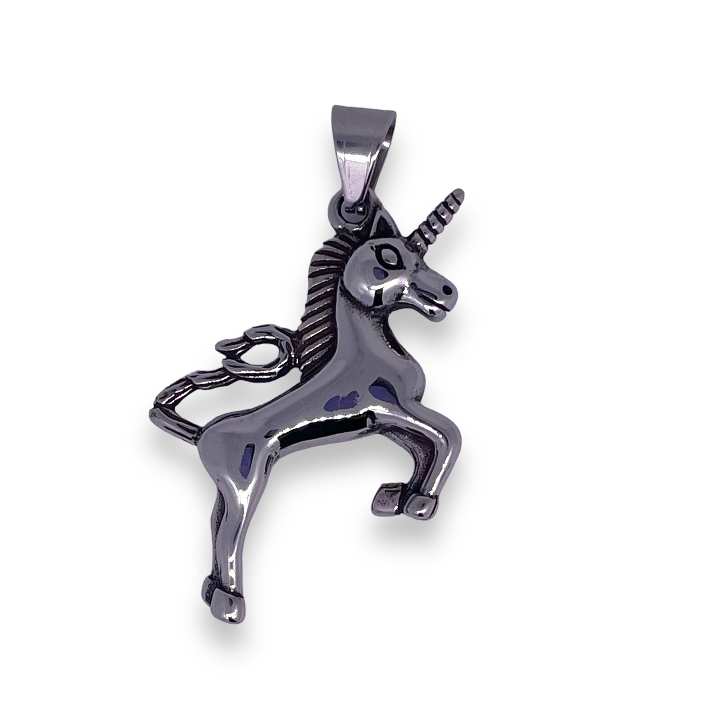 Mythical Unicorn Pendant in Surgical Stainless Steel