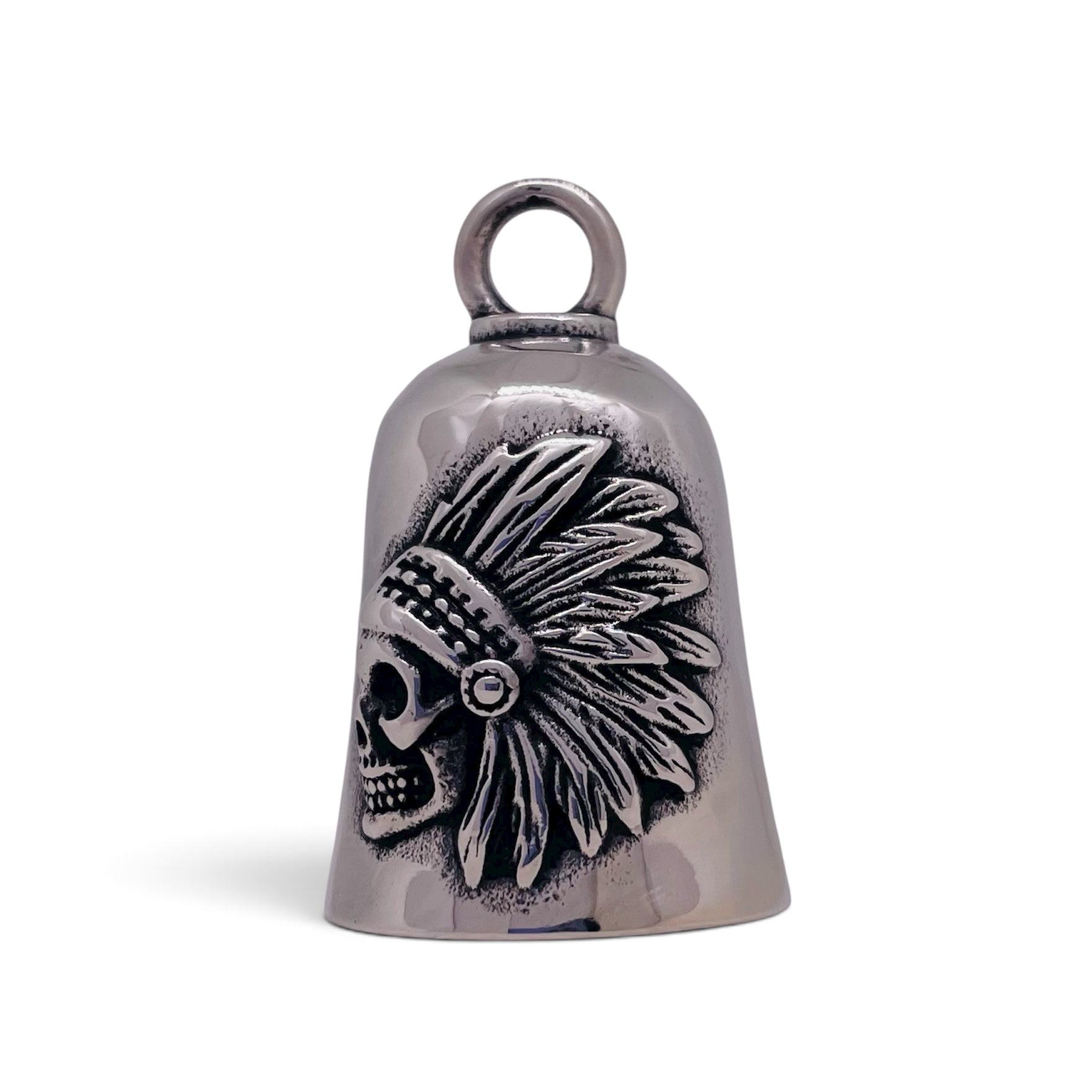 Warrior Spirit Gremlin Guardian Biker Bell in Stainless Steel