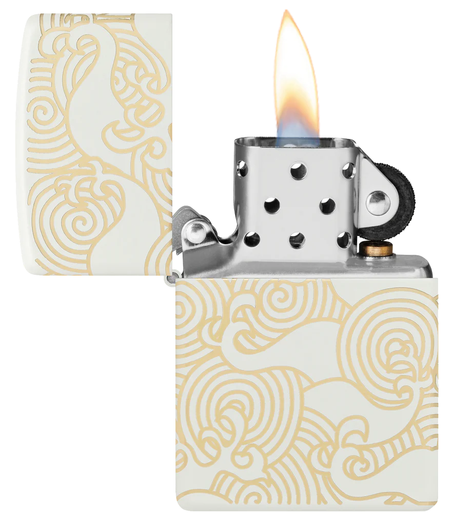 Waves Pattern Zippo