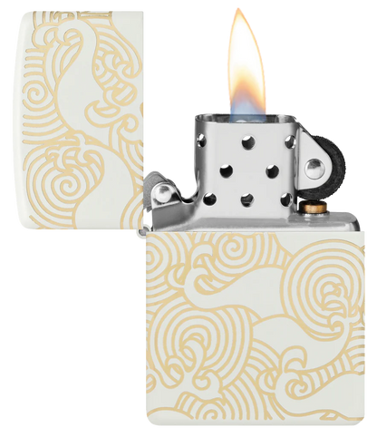 Waves Pattern Zippo