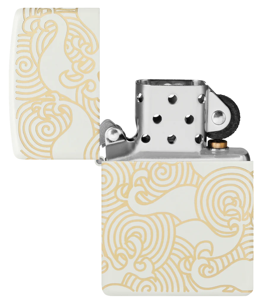 Waves Pattern Zippo