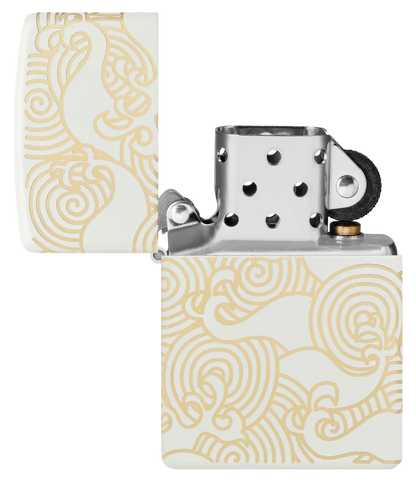 Waves Pattern Zippo