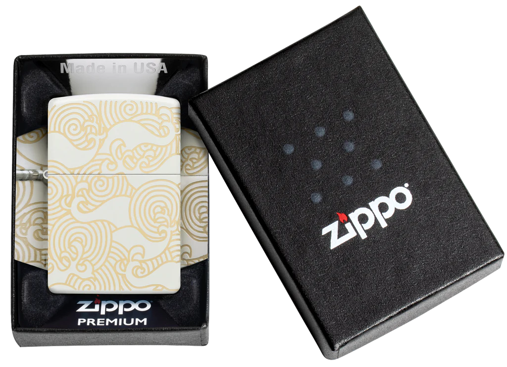 Waves Pattern Zippo