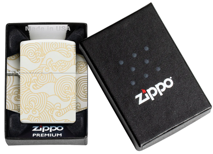 Waves Pattern Zippo