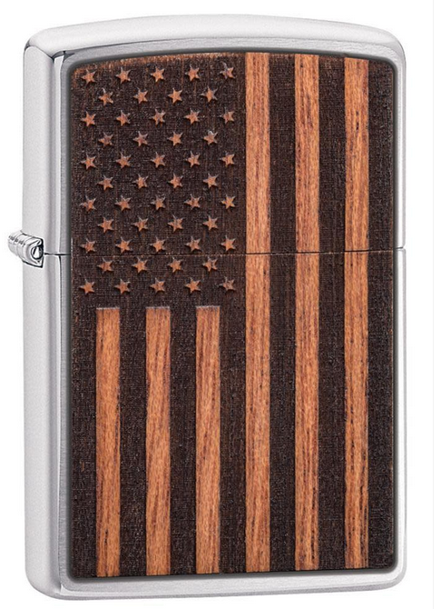 Woodchuck American Flag Zippo