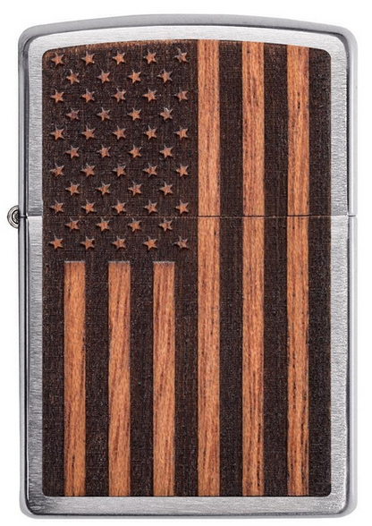 Woodchuck American Flag Zippo