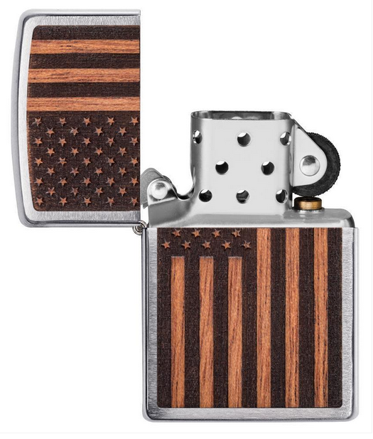 Woodchuck American Flag Zippo