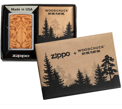 Woodchuck Cherry Tiger Zippo