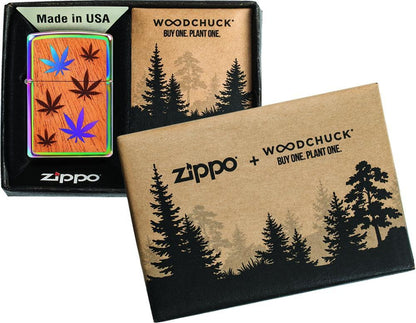 Woodchuck Leaves Zippo