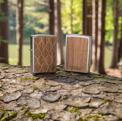 Woodchuck Walnut Leaves Zippo