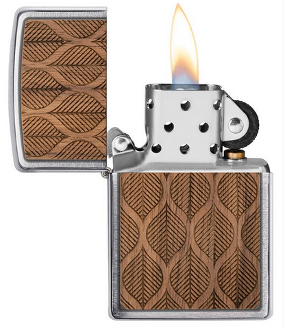 Woodchuck Walnut Leaves Zippo