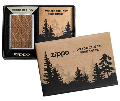 Woodchuck Walnut Leaves Zippo