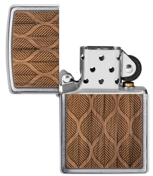 Woodchuck Walnut Leaves Zippo