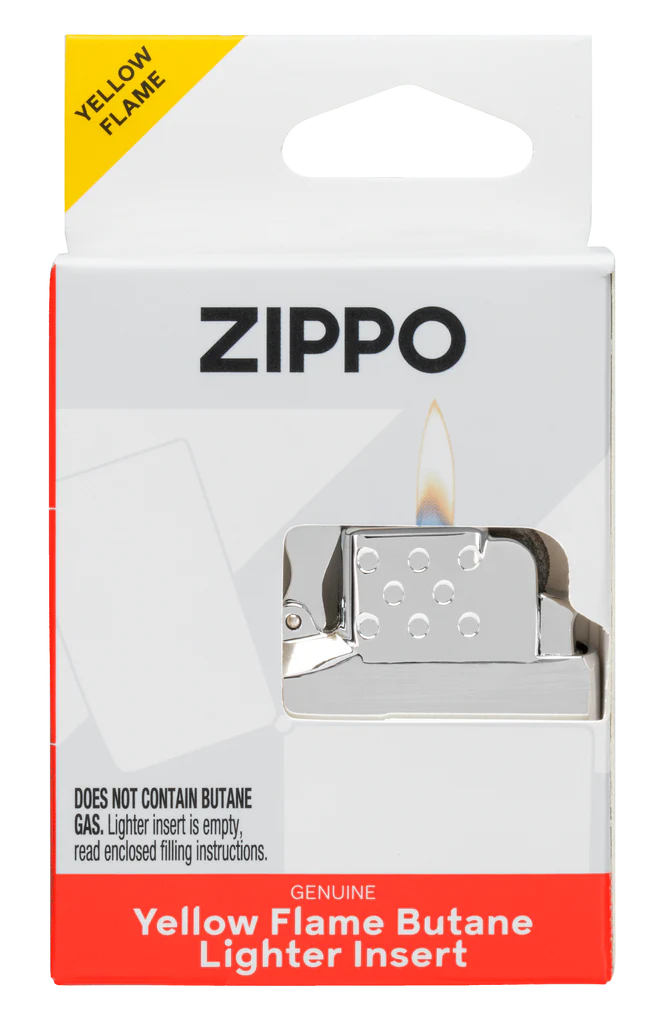 ZIPPO YELLOW FLAME GAS REFILLABLE LIGHTER INSERT - Wicked Store