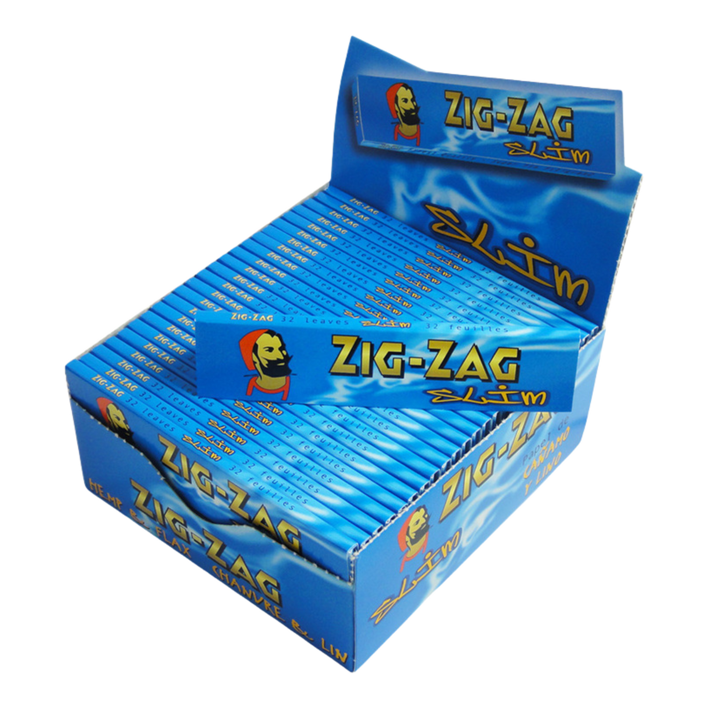 Zig-Zag Blue Slim Kingsize Rolling Papers