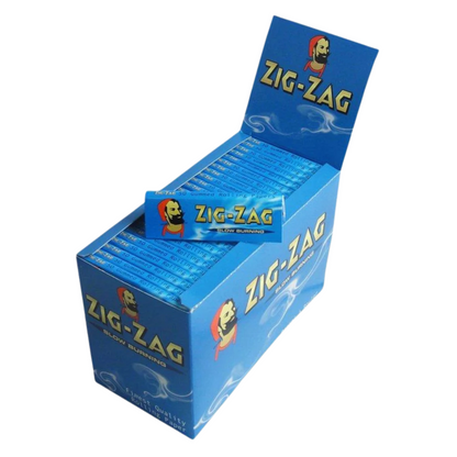 Zig-Zag Blue Slow Burning Standard Rolling Papers