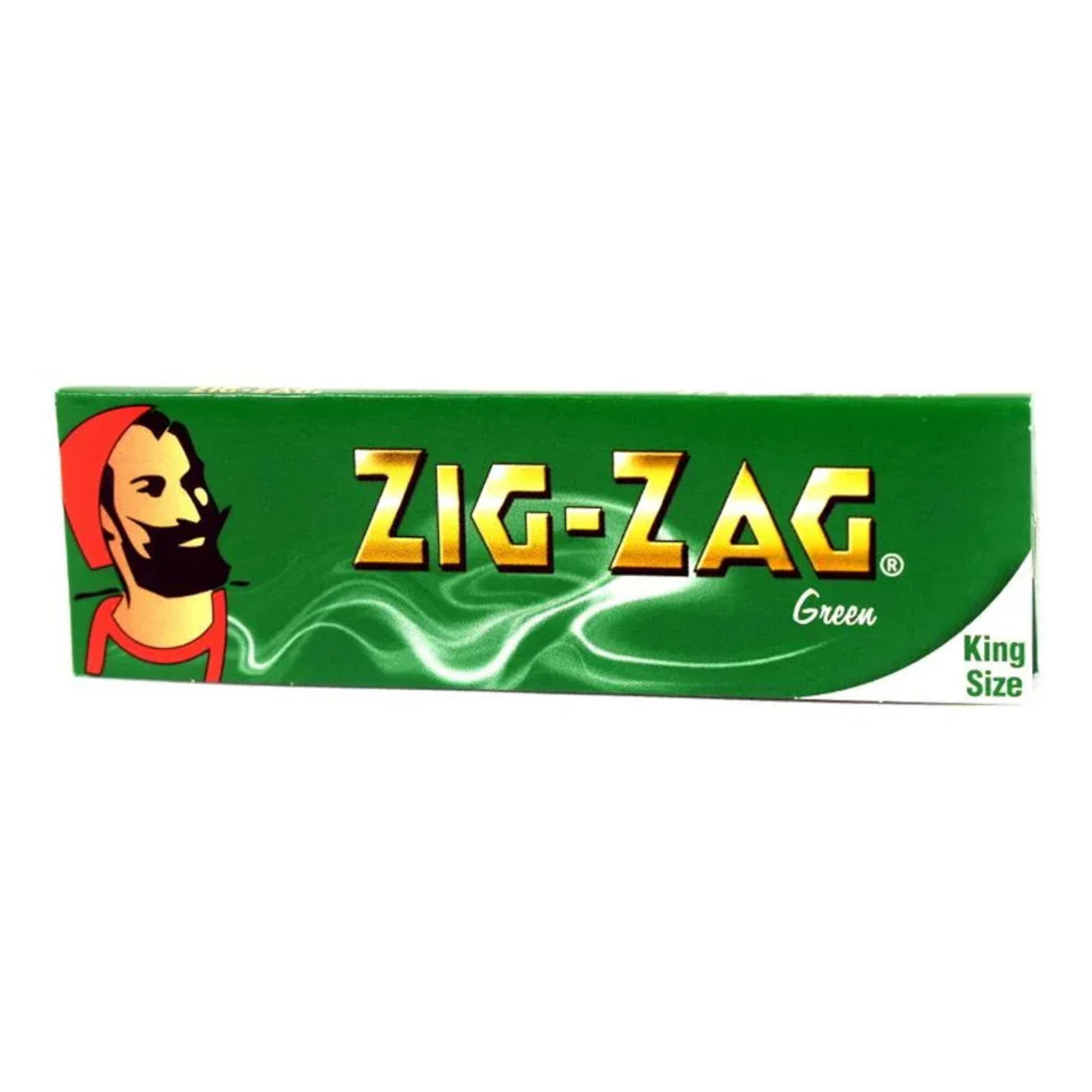 Zig-Zag Green Kingsize Cut Corners Rolling Papers