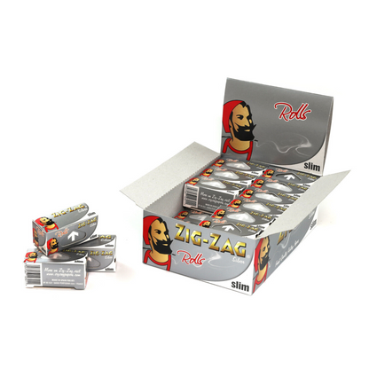 Zig-Zag Silver Slim Rolls Rolling Paper