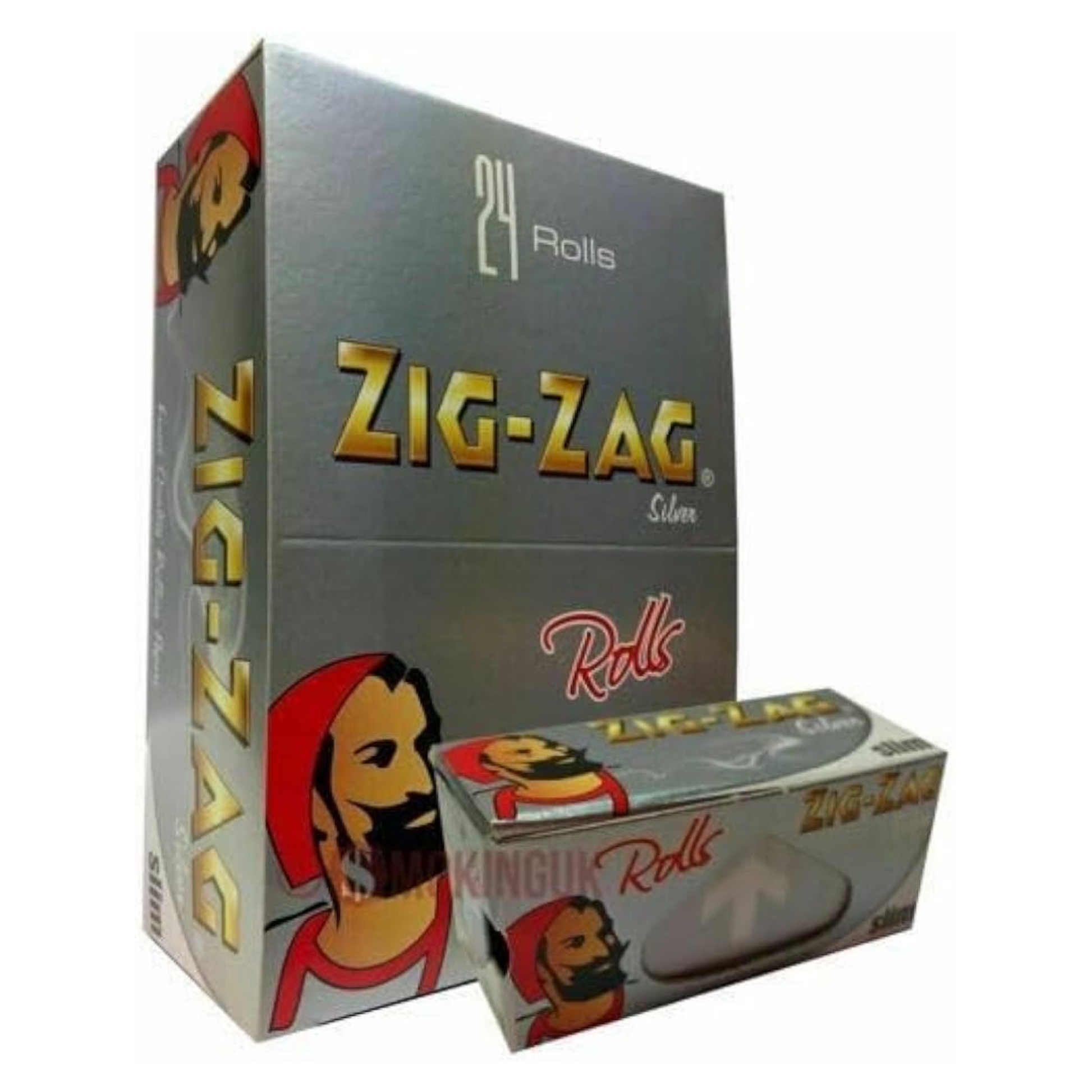 Zig-Zag Silver Slim Rolls Rolling Paper