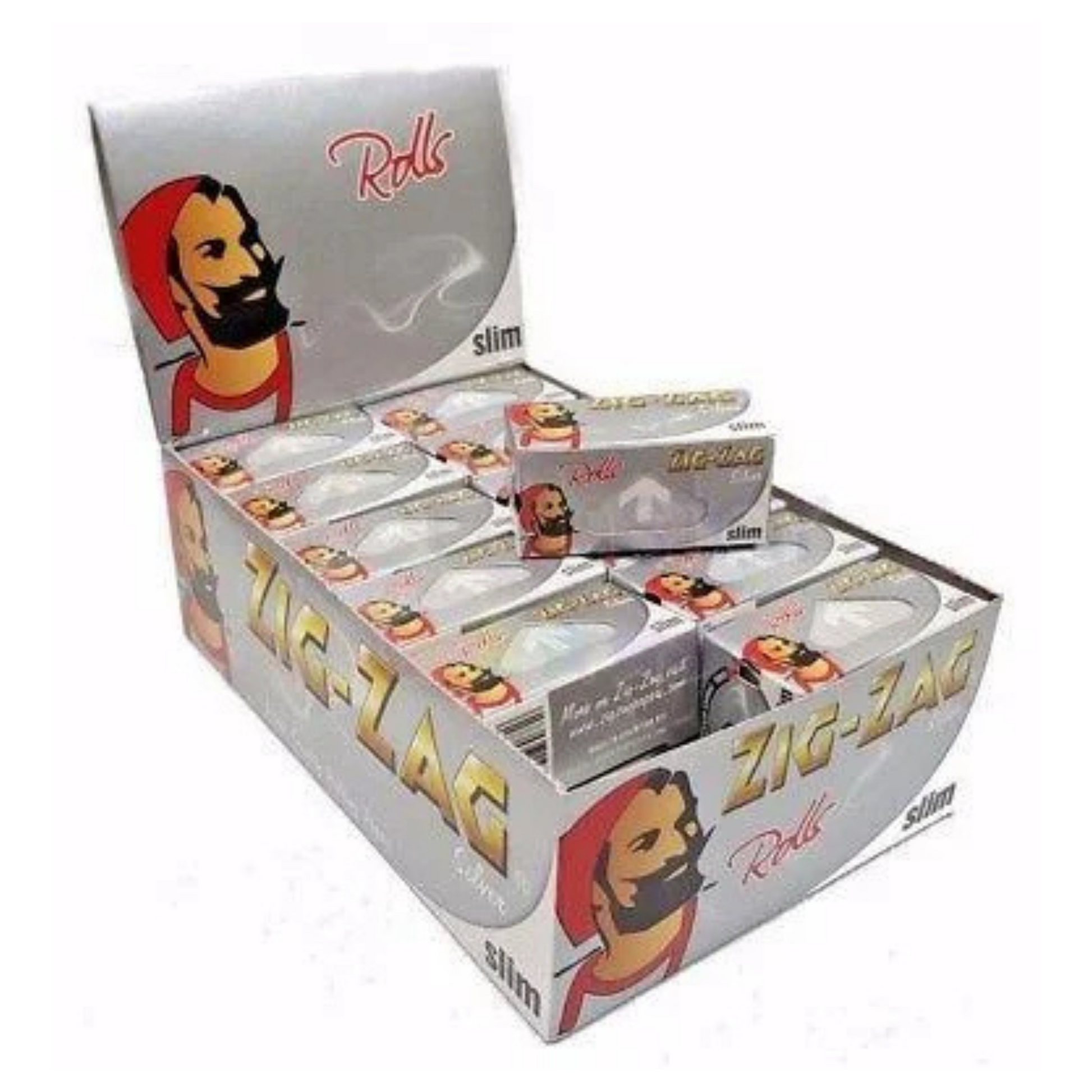 Zig-Zag Silver Slim Rolls Rolling Paper