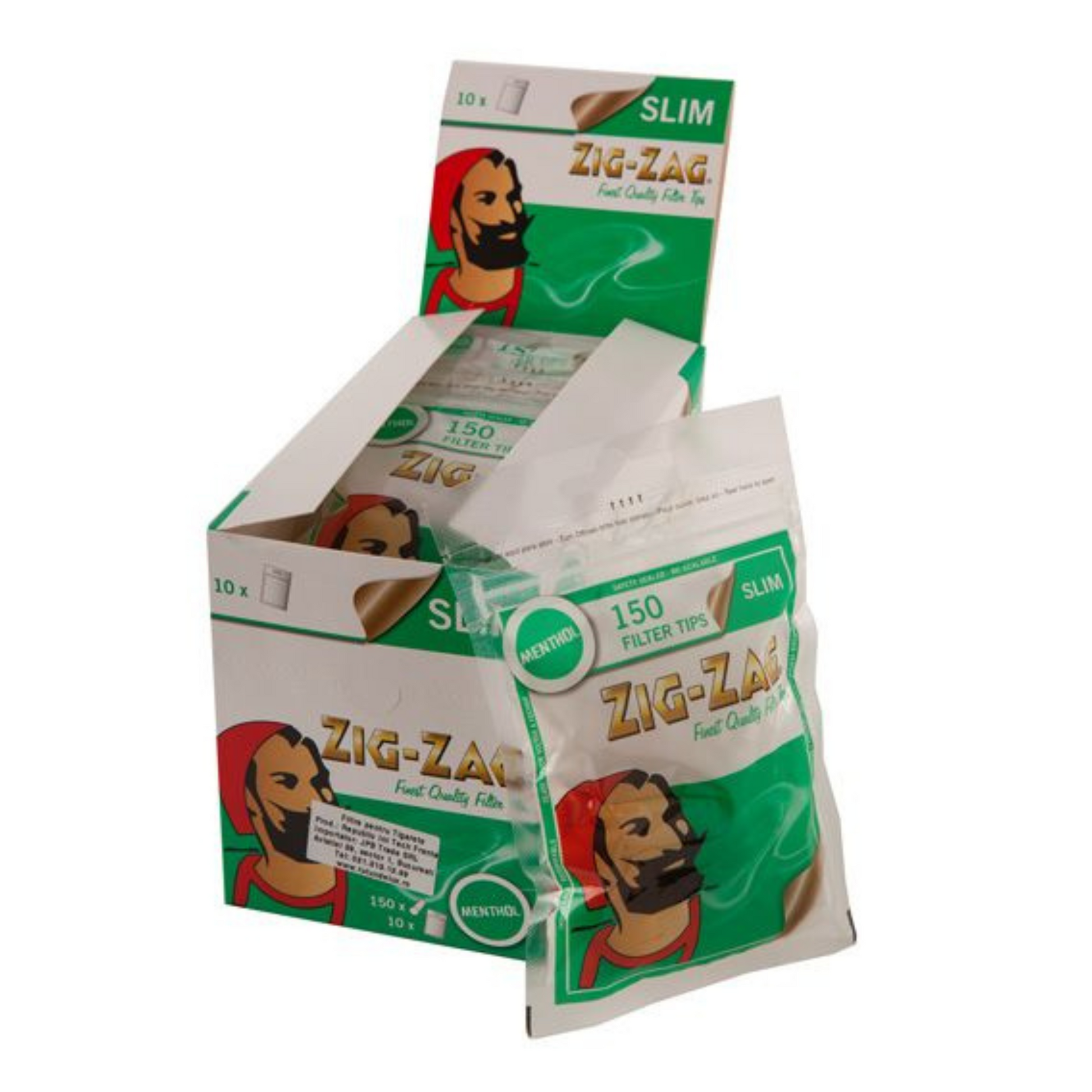 Zig-Zag Slim Menthol Filters