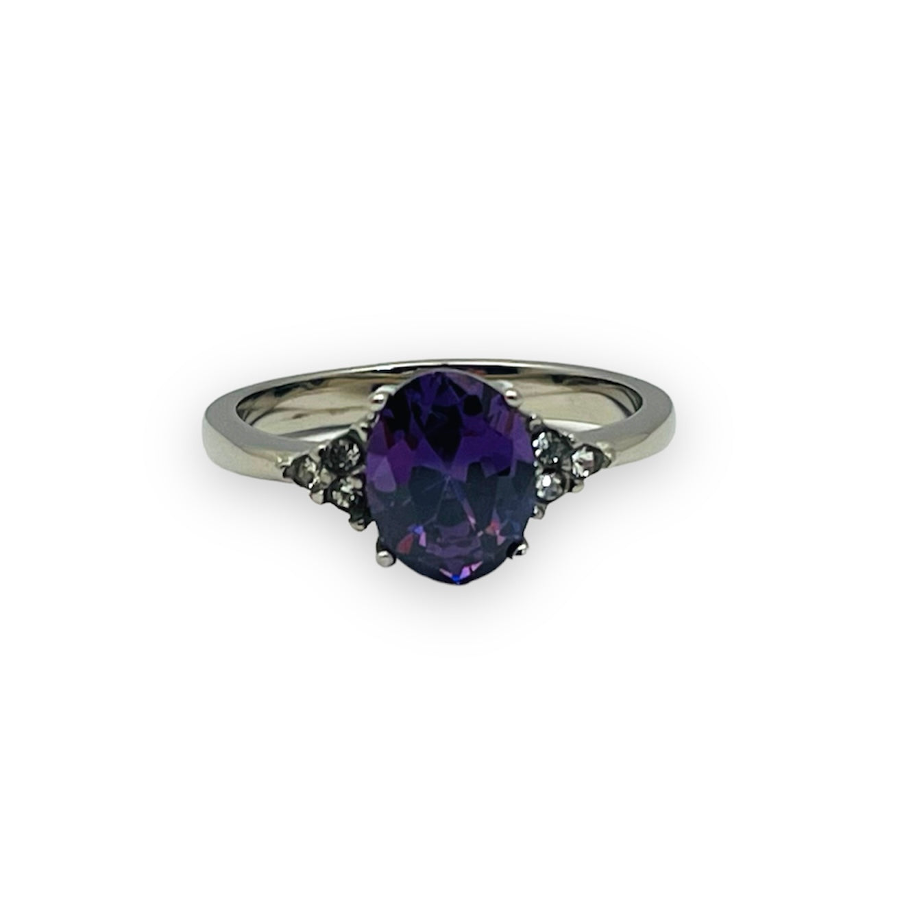 Royal Violet Crystal Ring