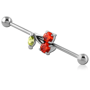 Cherry Industrial Barbell [01058] - Big Dog Steel Surgical Stainless Steel