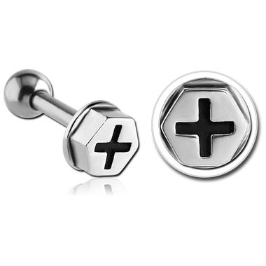 cross earrings mens