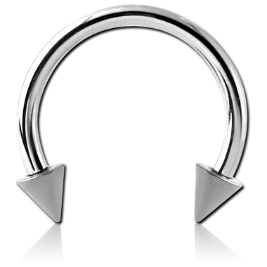 Circular Barbell Earrings [01242] - Big Dog Steel Surgical Stainless Steel
