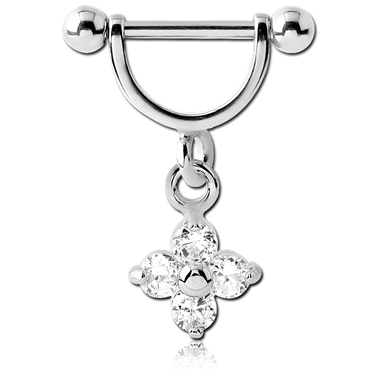 Intimate Rings Metal Crystal Ladies Intimate Piercing in Surgical Stainless Steel [0381 ...