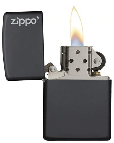 Classic Black Matte with Logo Zippo
