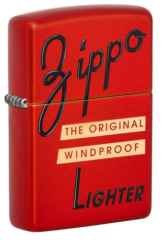 Red Box Top Zippo